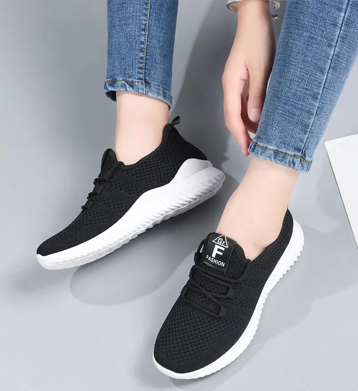 Breathable and Lightweight Minimalist Slip-On Sneakers for Women