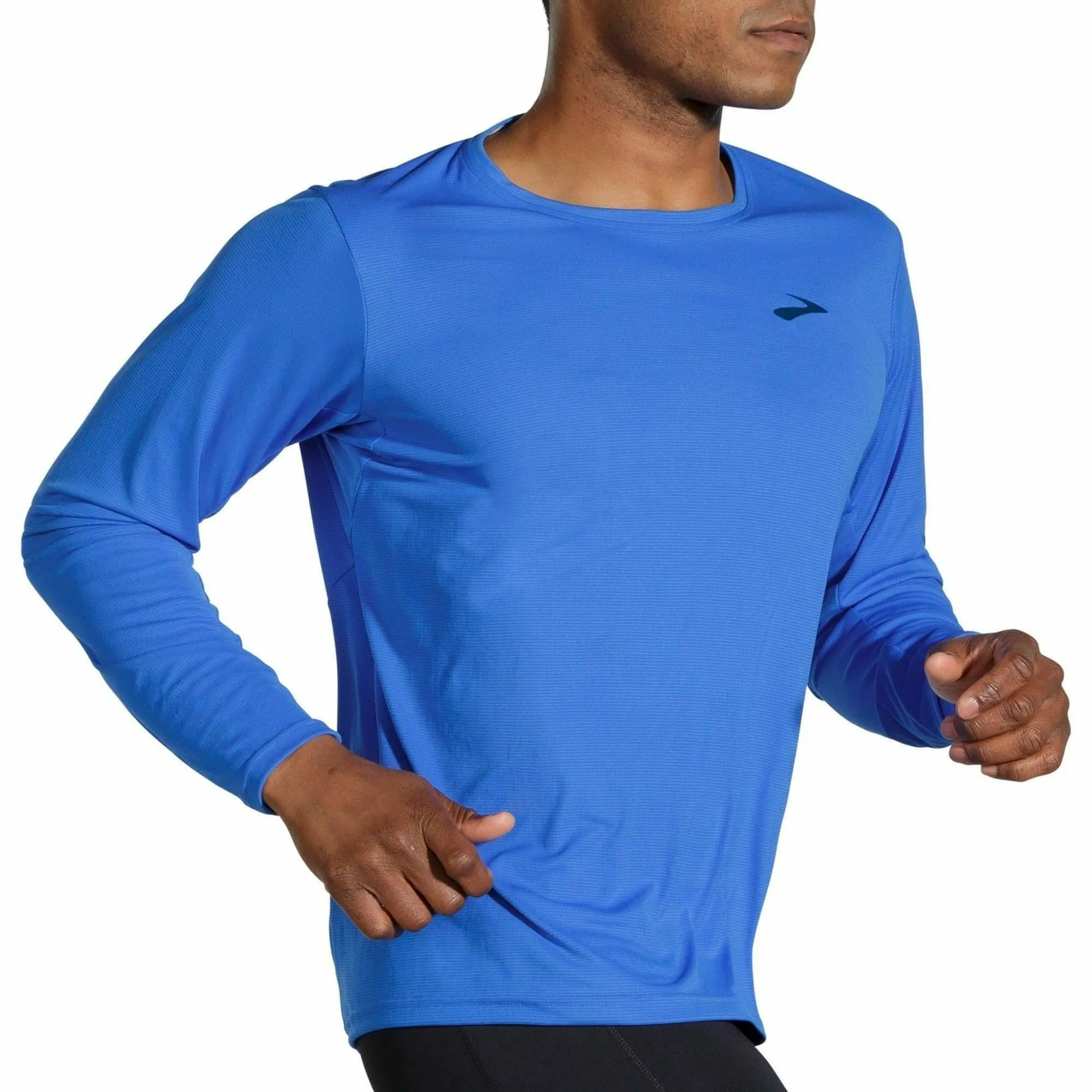 Brooks Atmosphere Long Sleeve Mens Running Top - Blue