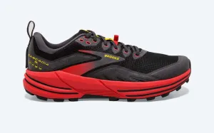 Brooks Mens Cascadia 16 Trail Running - Black/Red