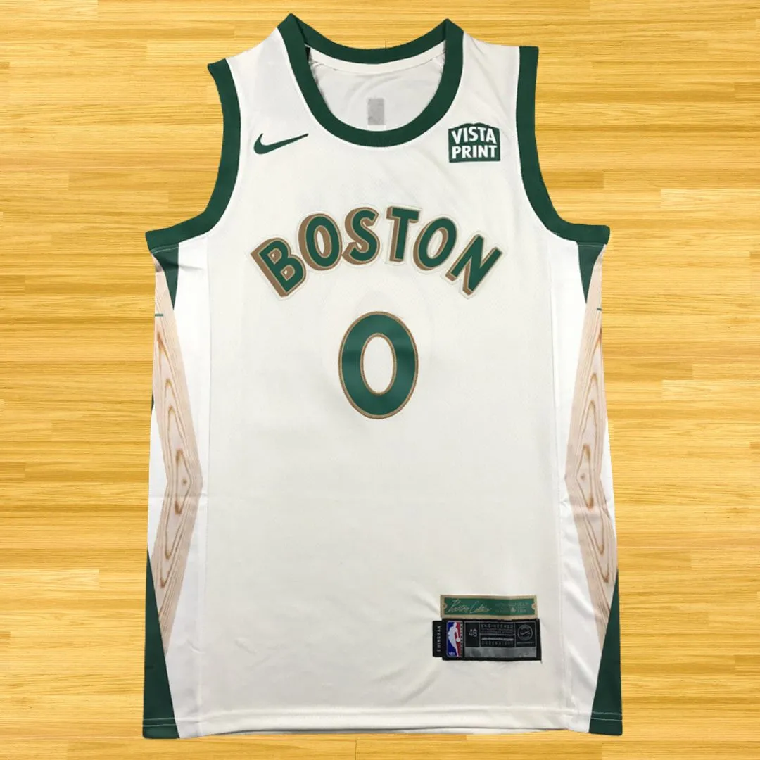 Celtics - Jayson Tatum - 2024 Finals Jersey - White