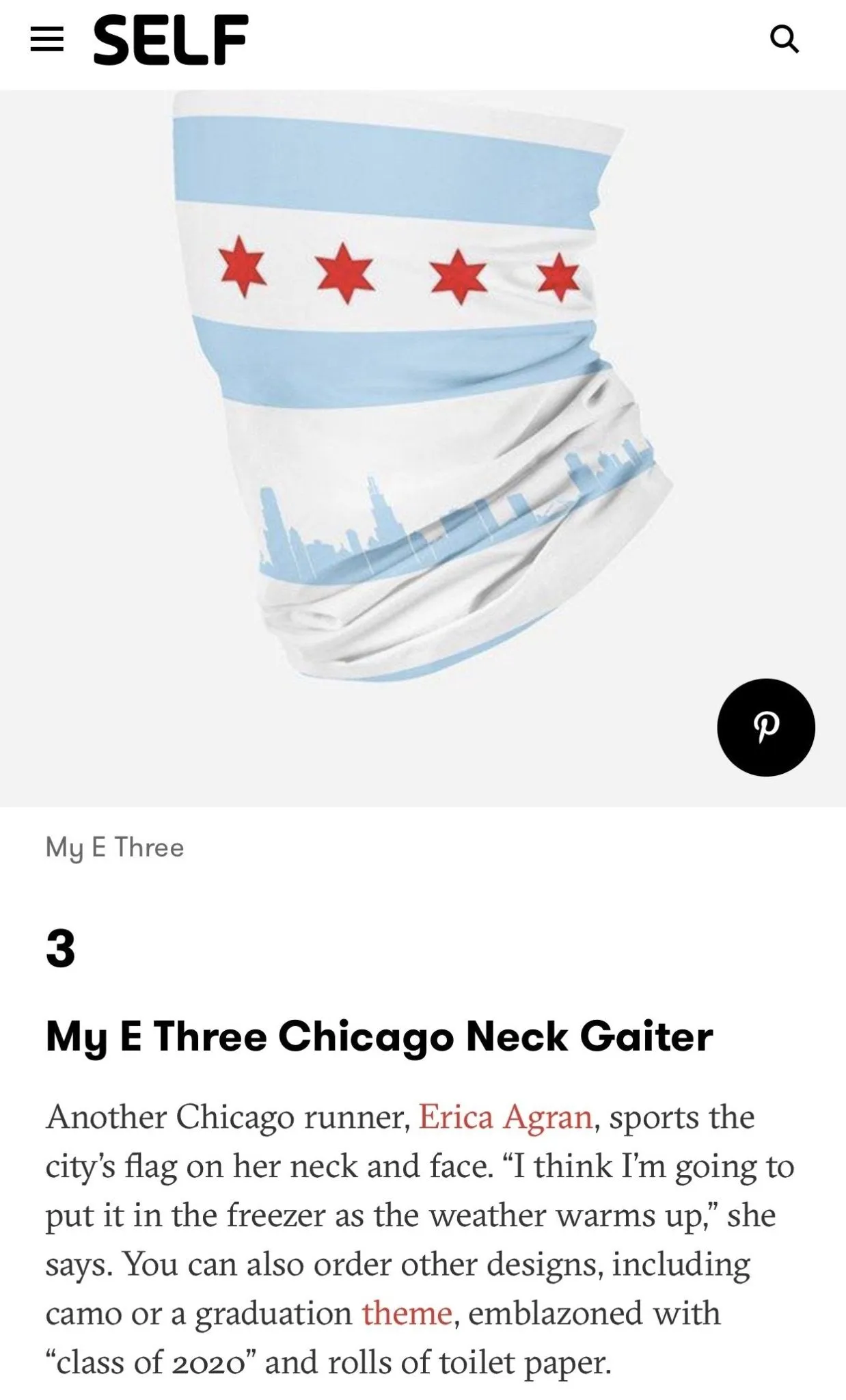 Chicago Neck Gaiter - White