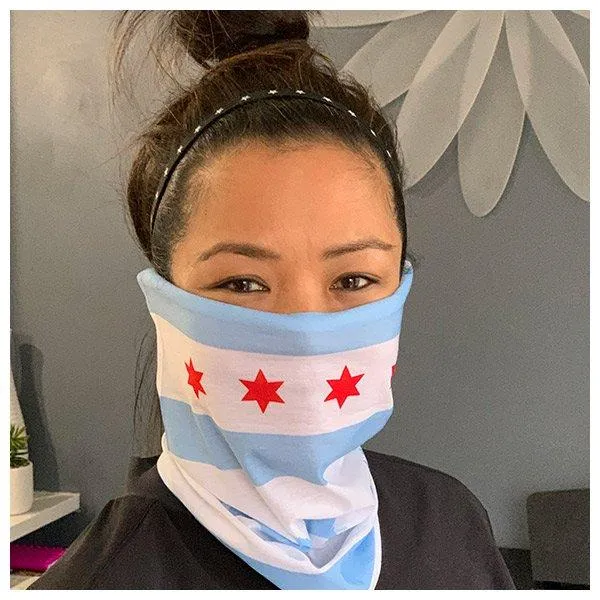 Chicago Neck Gaiter - White
