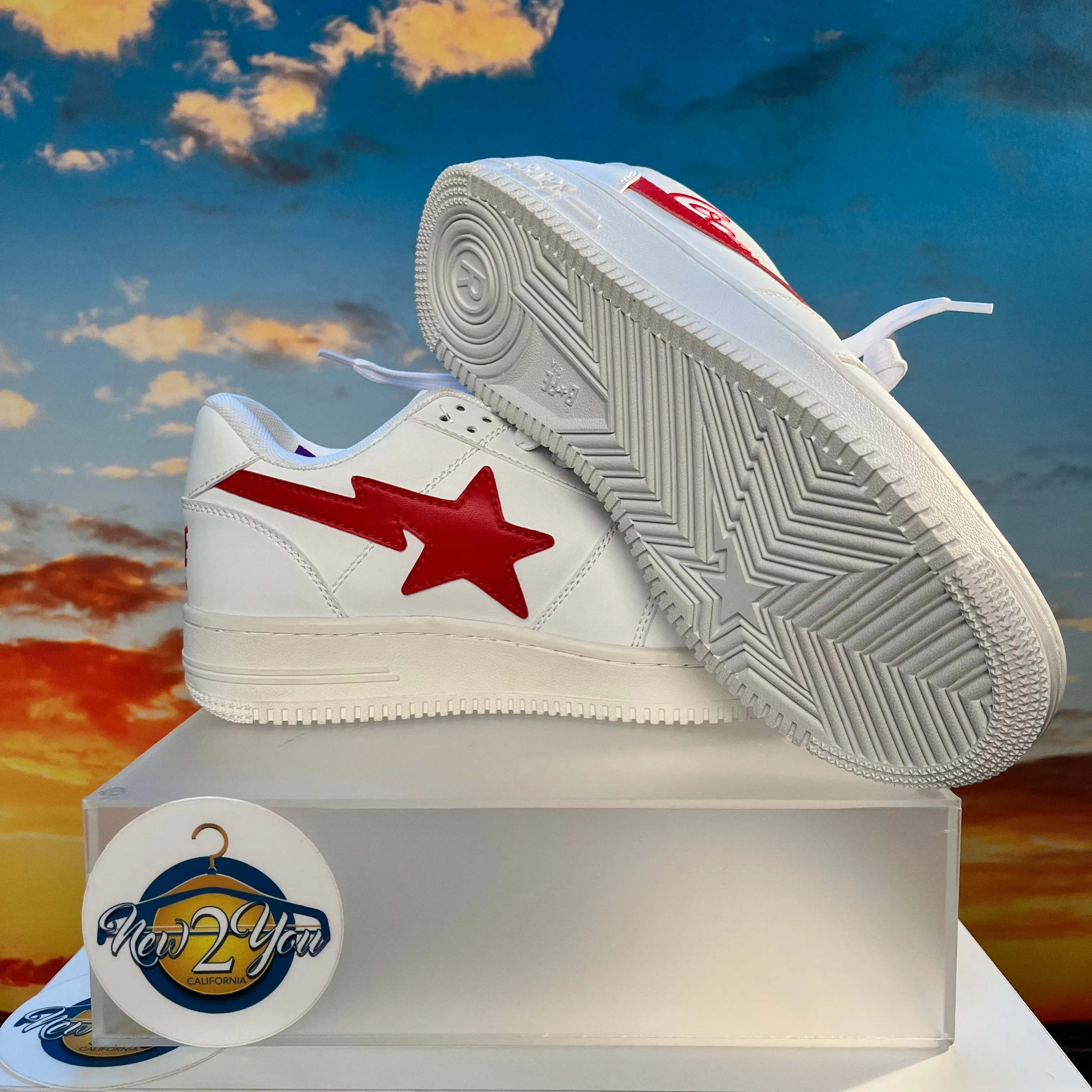 Coca-Cola x Bapesta Low 'White'