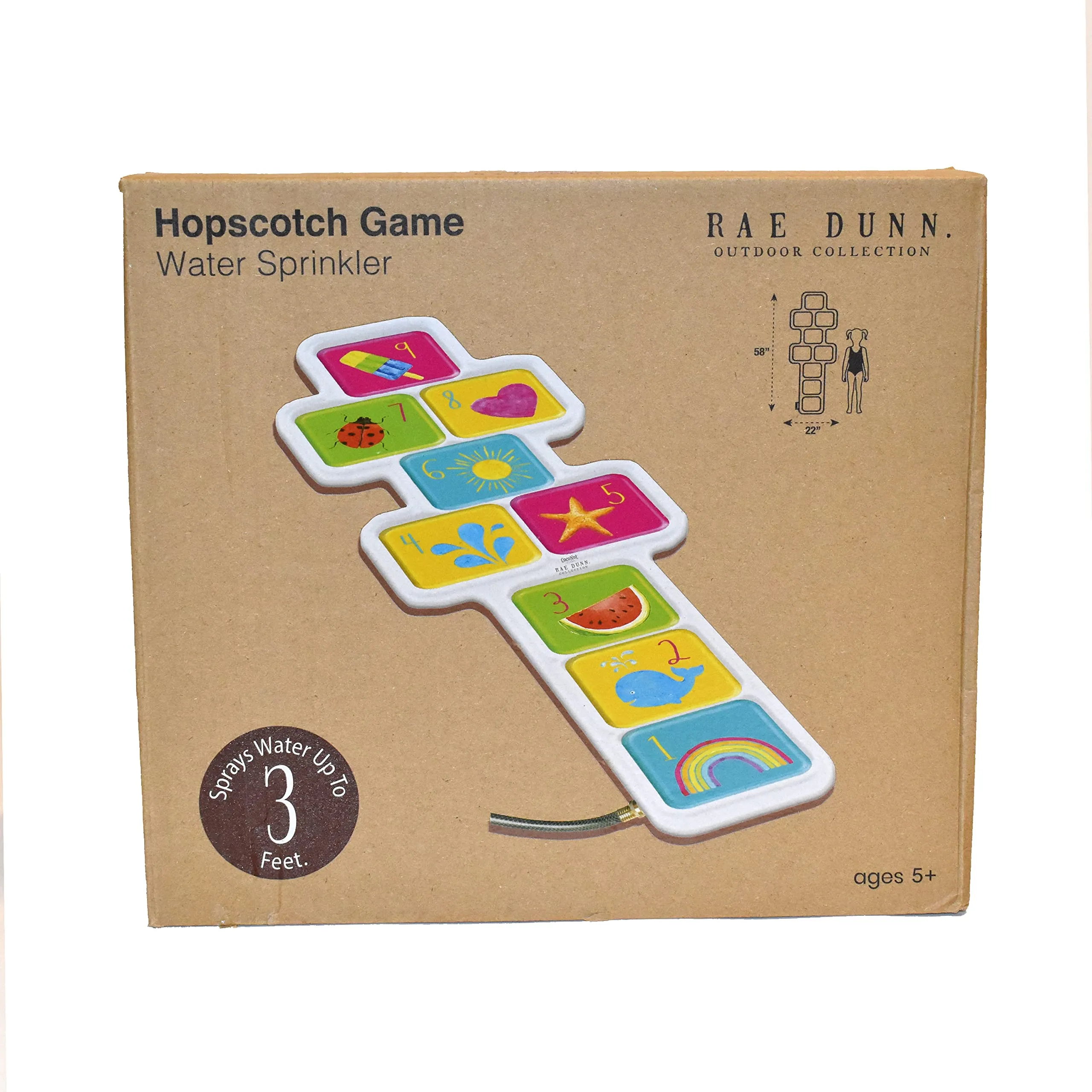 Coconut Float Rae Dunn Hopscotch Sprinkler Durable Long-Lasting