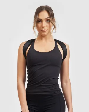 Core Trainer Back Support Brace Black