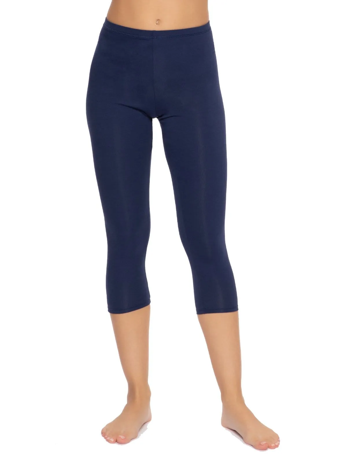 Cotton Modal Capri Leggings