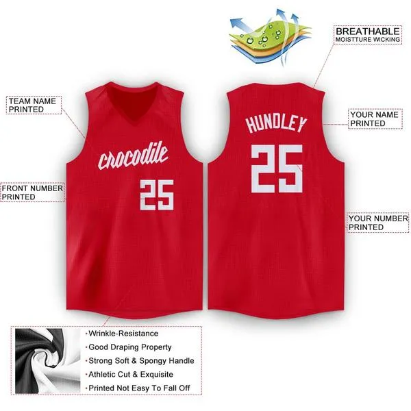 Custom Basketabll Jersey Full Sublimation Team Name/Number Casual Athletic Sleeveless Cool Shirts for Men/Women/Youth Outdoors