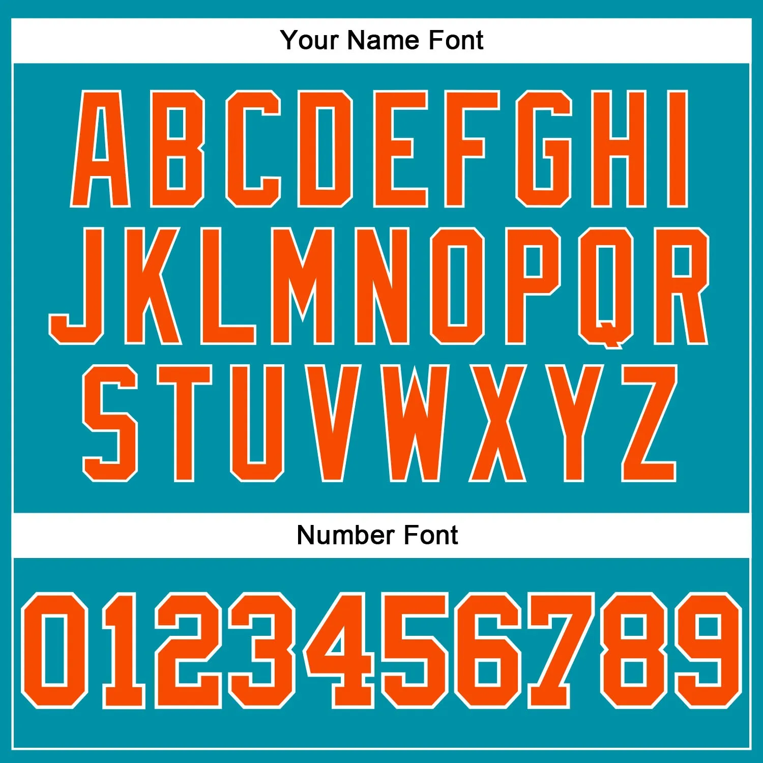 Custom Teal White Pinstripe Orange Authentic Basketball Jersey