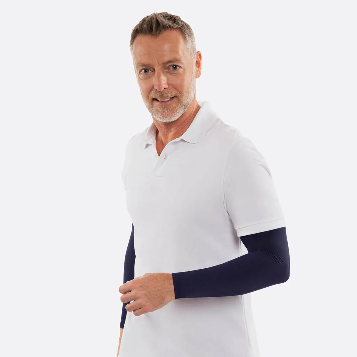 Dark Blue Arm Sleeves - Adult