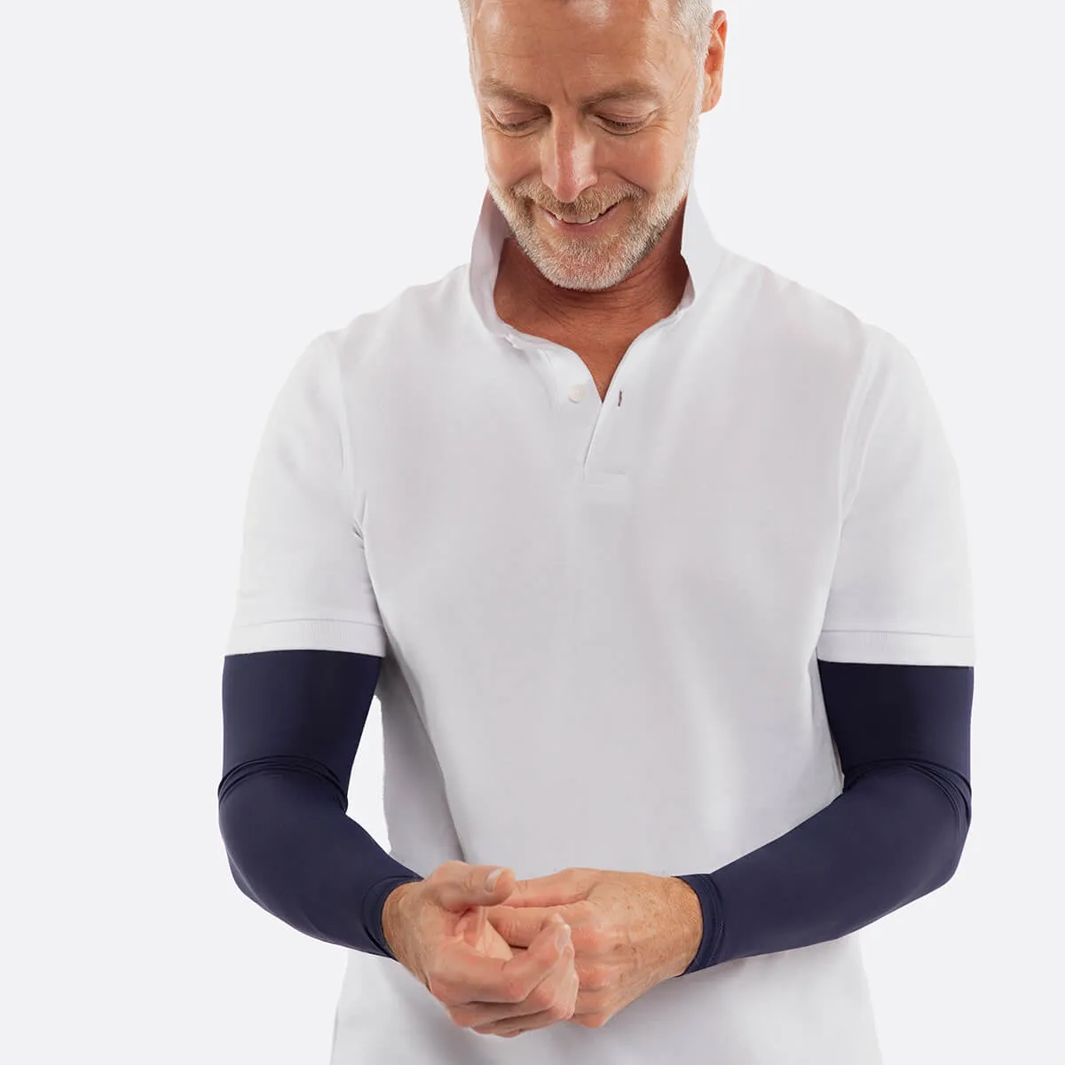 Dark Blue Arm Sleeves - Adult