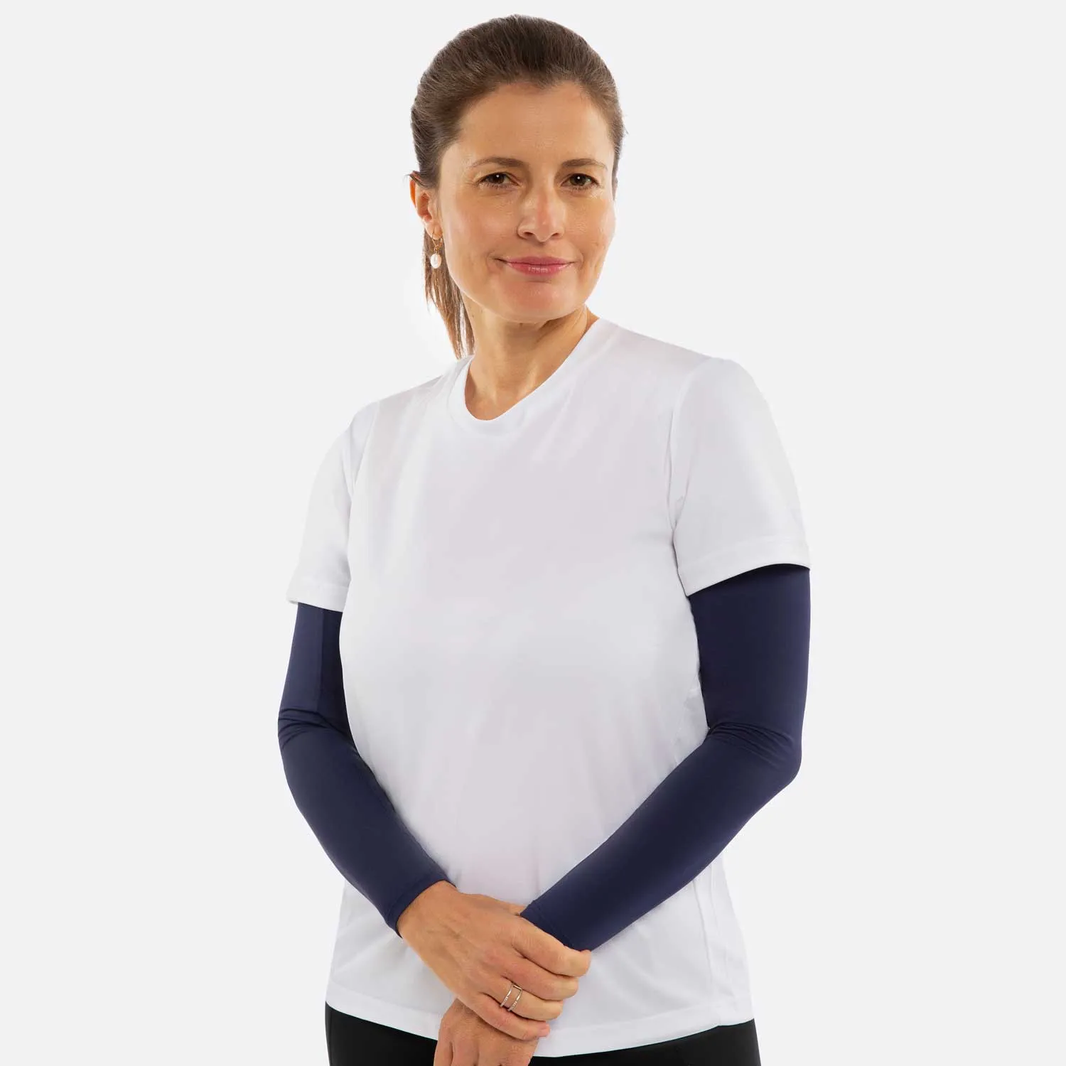 Dark Blue Arm Sleeves – Adult