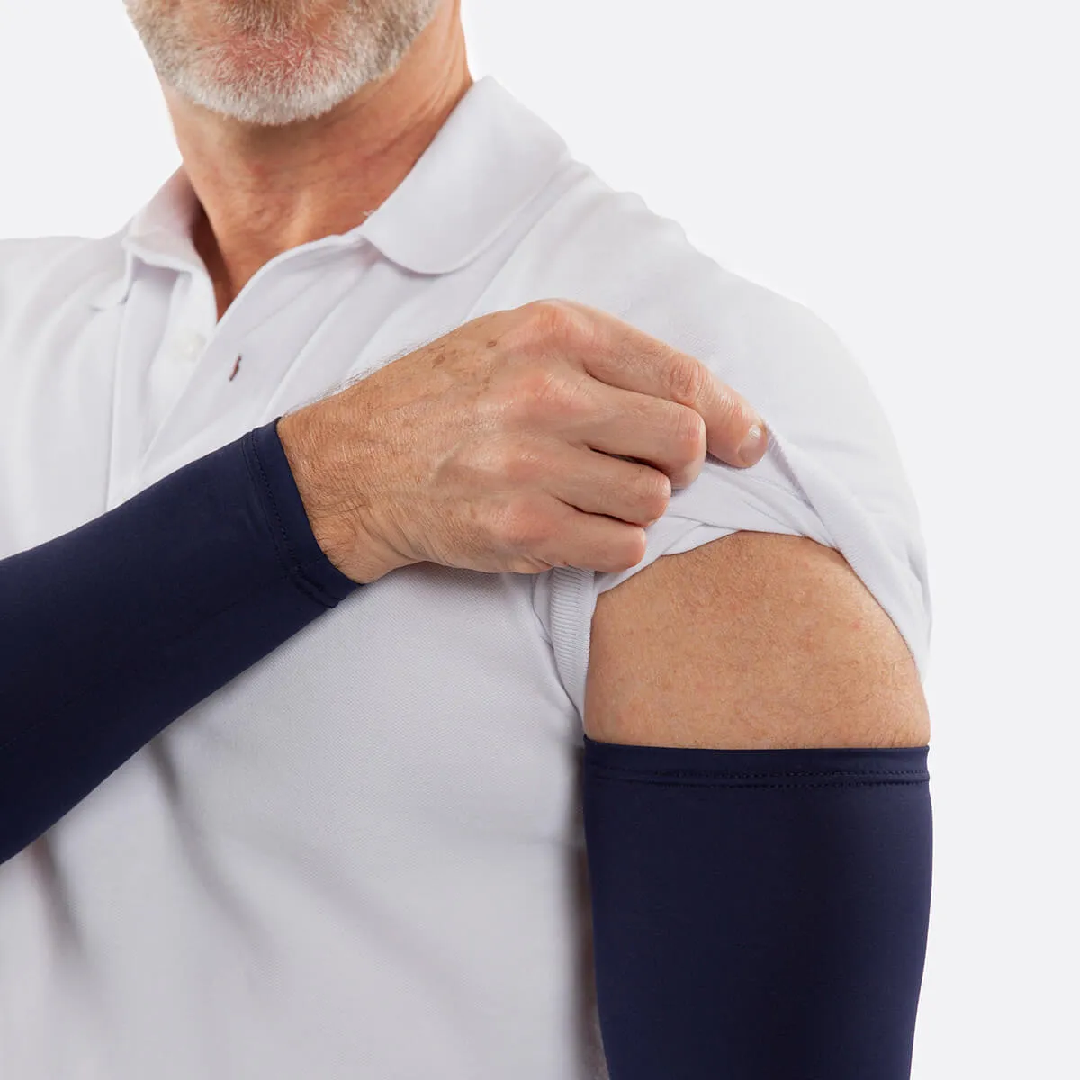Dark Blue Arm Sleeves - Adult