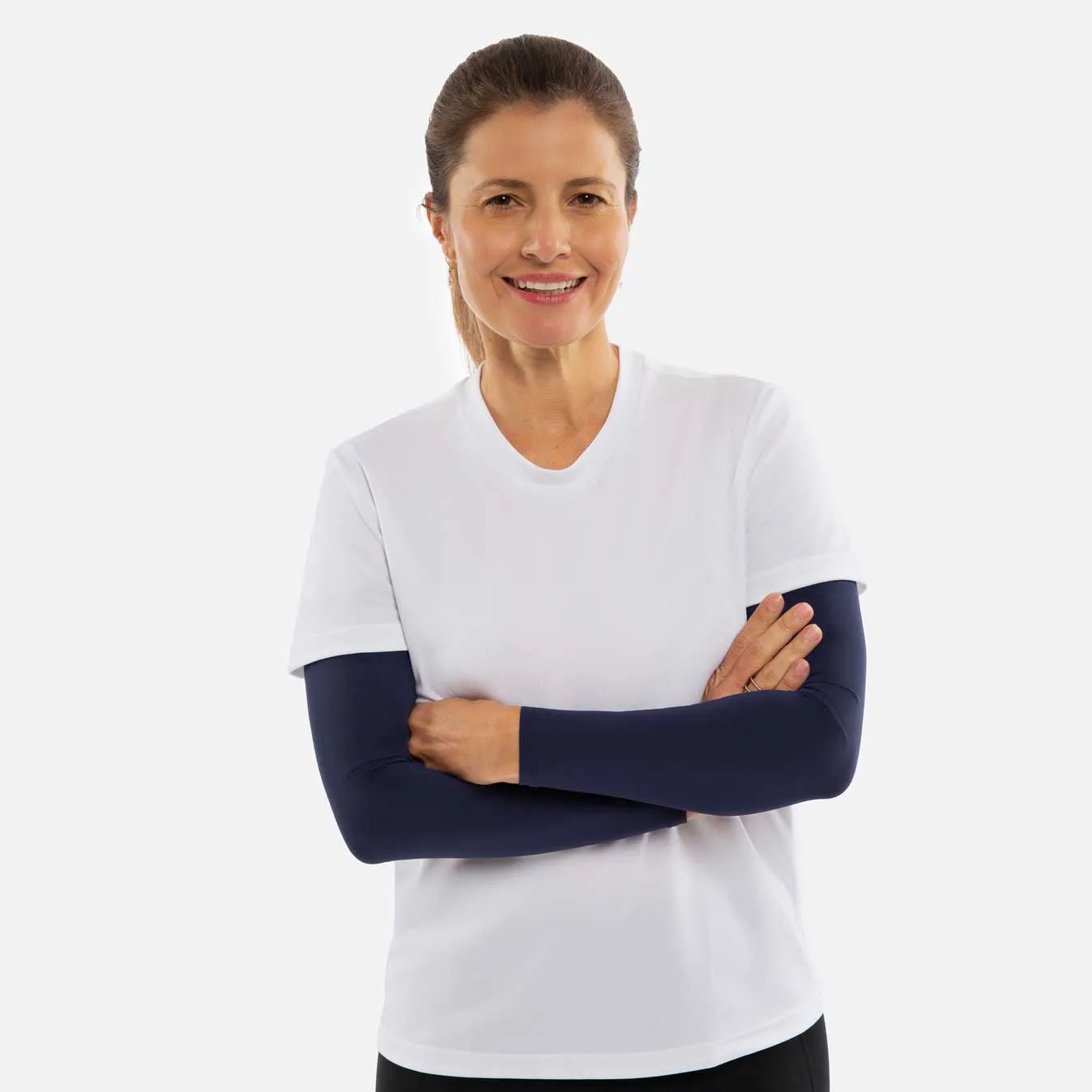 Dark Blue Arm Sleeves – Adult