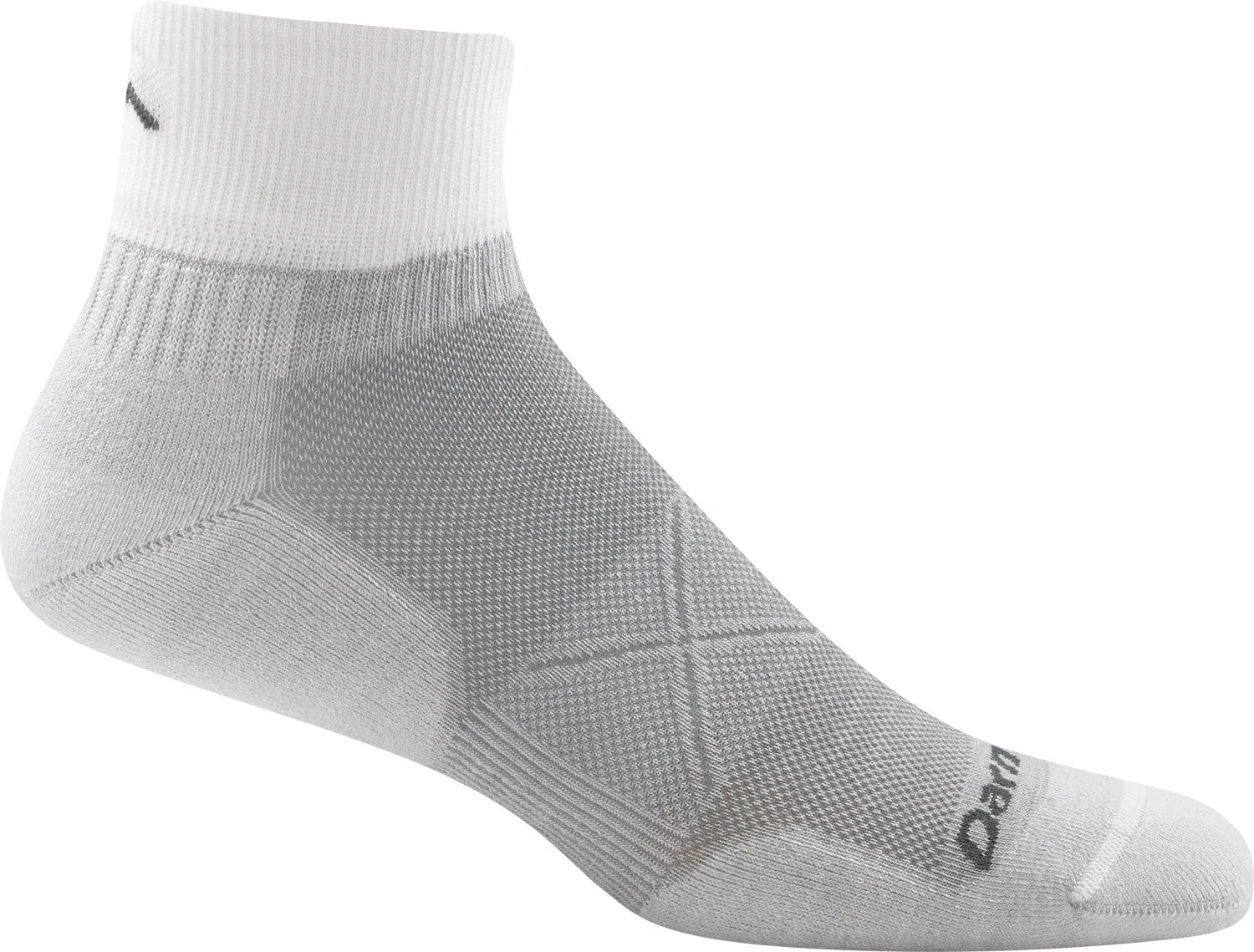 Darn Tough Mens 1770 Merino Wool 1/4 Crew Running Socks