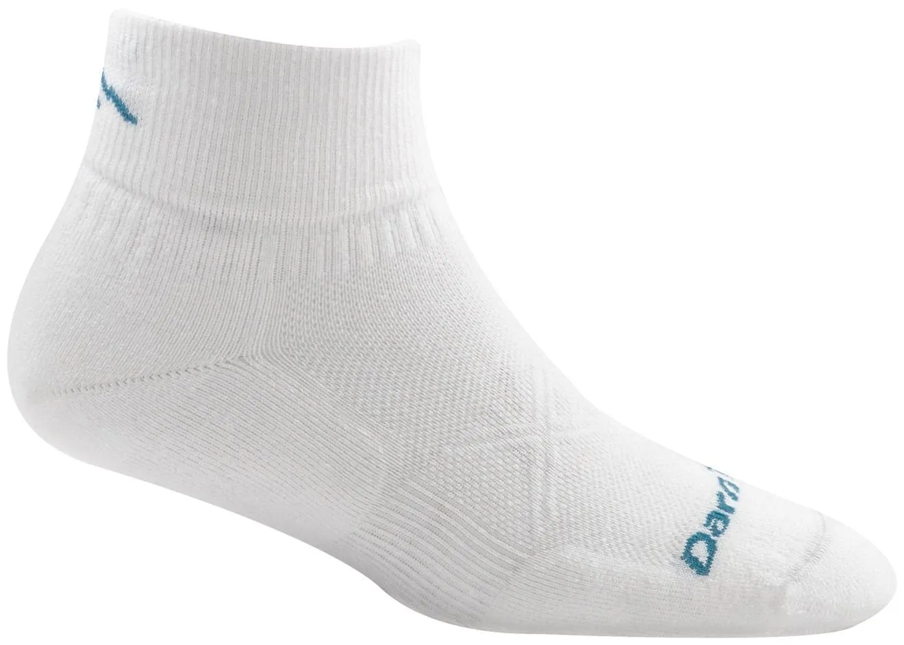 Darn Tough Womens 1761 Merino Wool 1/4 Crew Running Socks