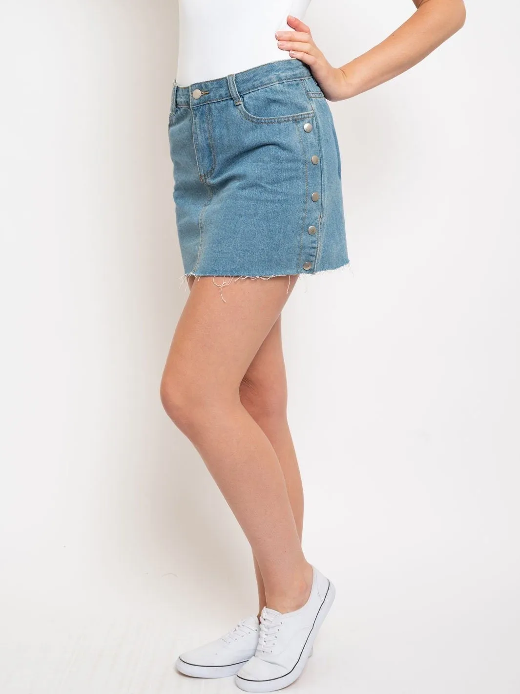Denim Mini Skirt