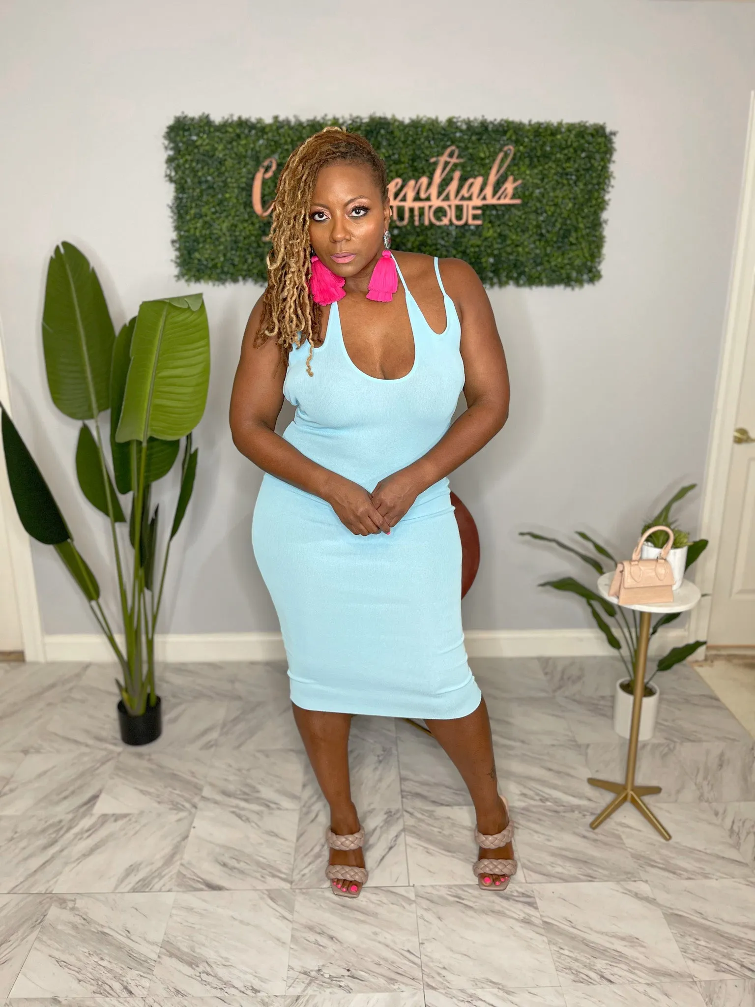 Did it On Em Midi Dress