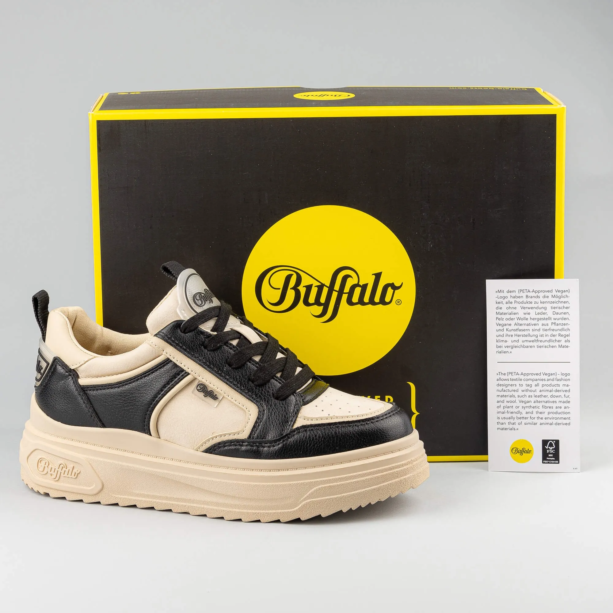 Dámske tenisky Buffalo Vectra Low Cream/Black