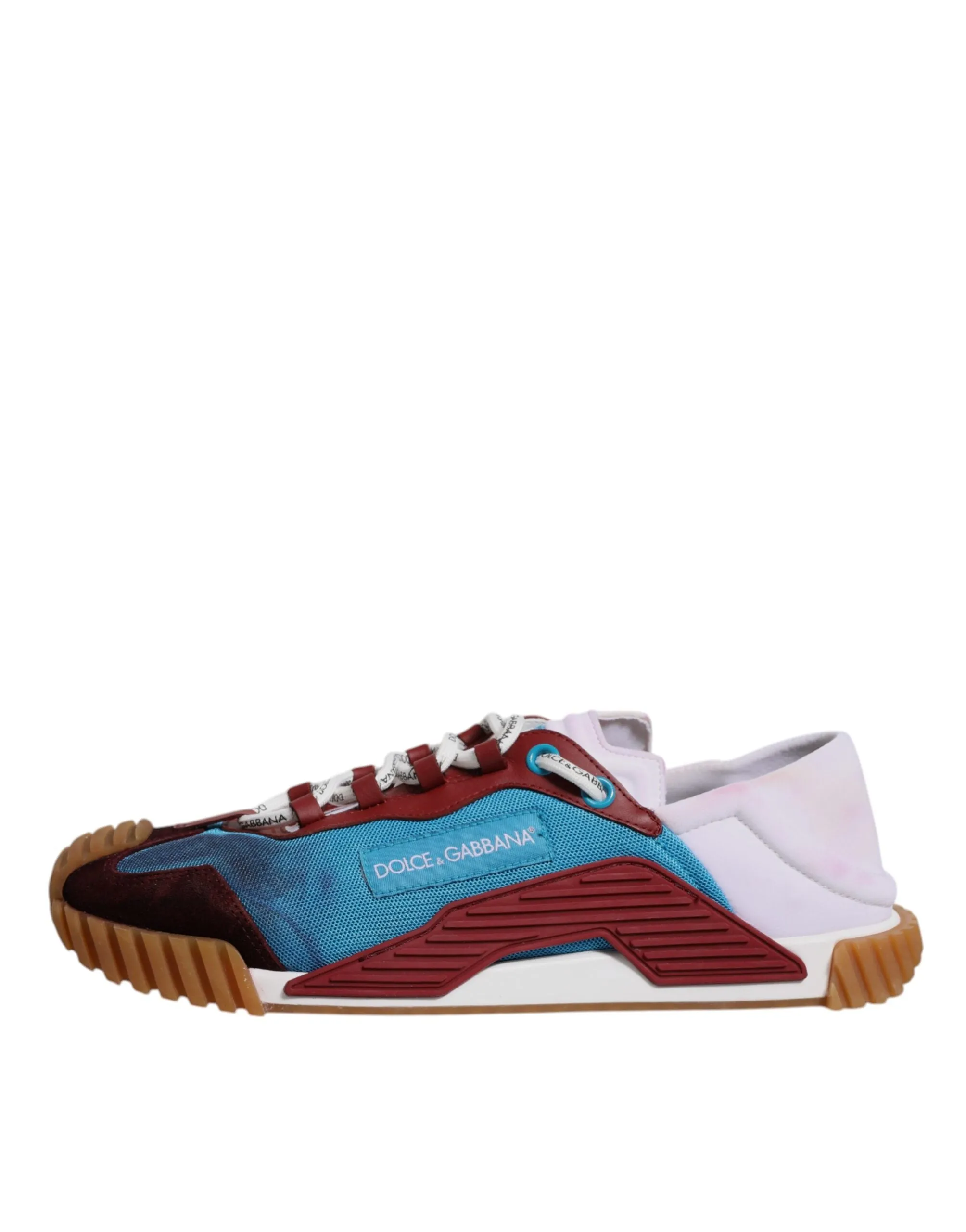 Dolce&Gabbana NS1 Men Multicolor Sneakers Leather Low Top Trainer Shoes Sz EU 44