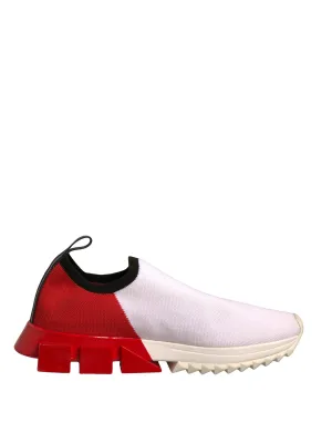 Dolce&Gabbana Sorrento Women White Sneakers Polyester Casual Trainer Shoes EU 38