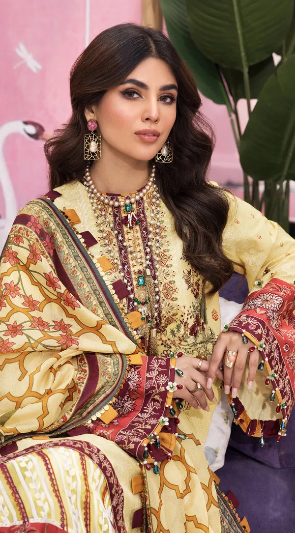 EILEEN | Anaya VIVA by Kiran Chaudhry Embroidered Lawn '22 | Unstitched Embroidered Lawn Suits