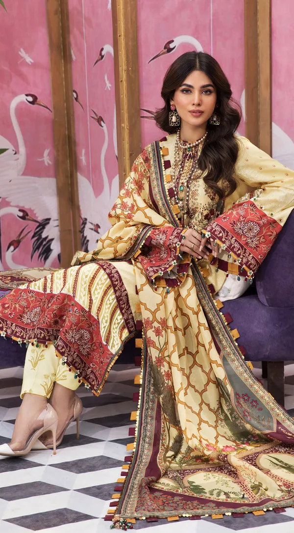 EILEEN | Anaya VIVA by Kiran Chaudhry Embroidered Lawn '22 | Unstitched Embroidered Lawn Suits