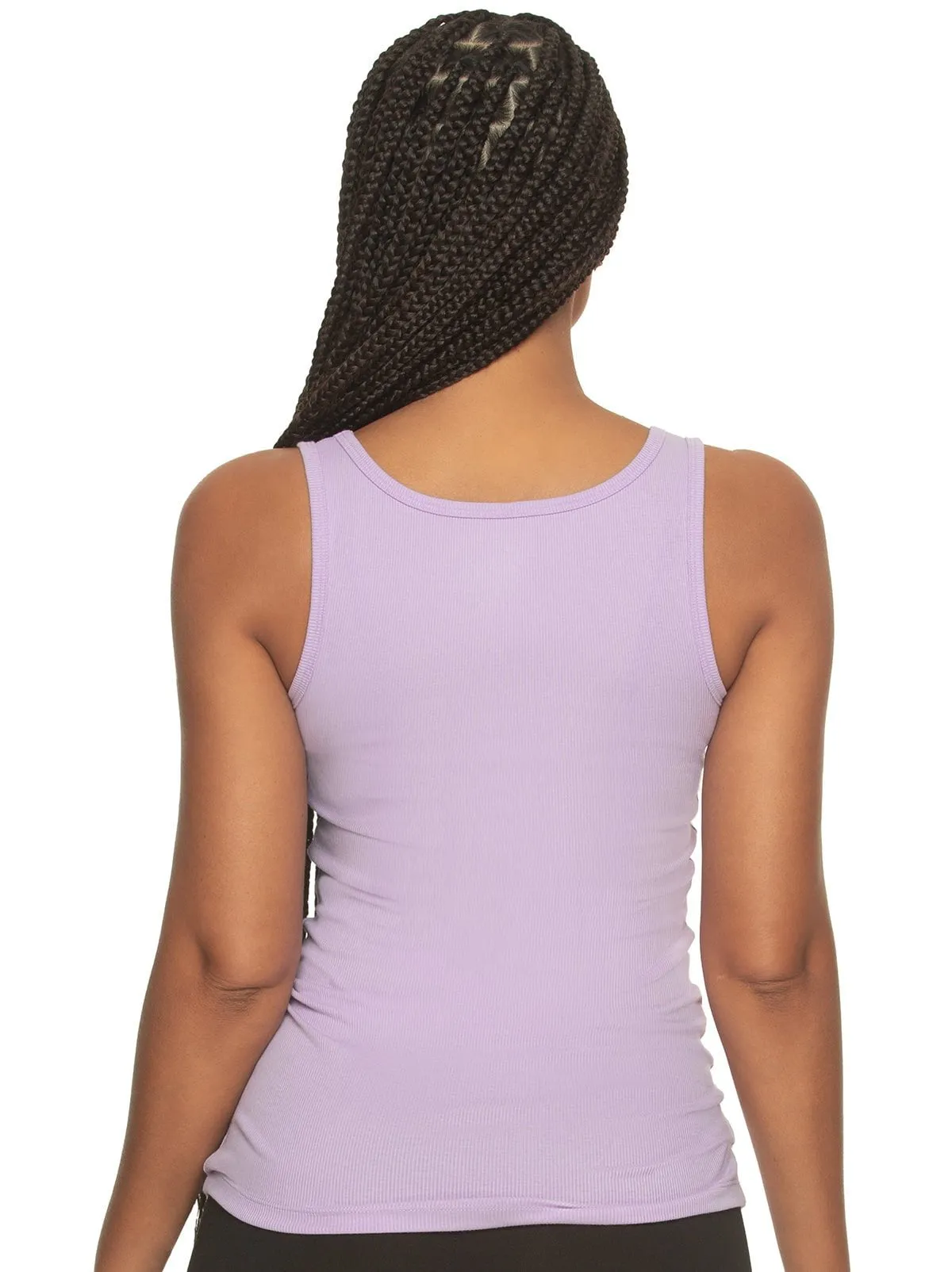 Felina Womens Cotton Ribbed Tank Top 3-Pack