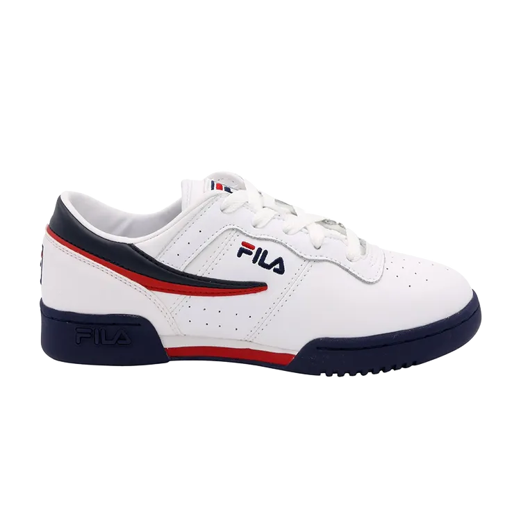 Fila Original Fitness GS 'White Navy Red' sneakers, white