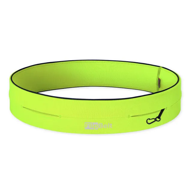 FlipBelt Classic Running Belt - Nuclear Yellow