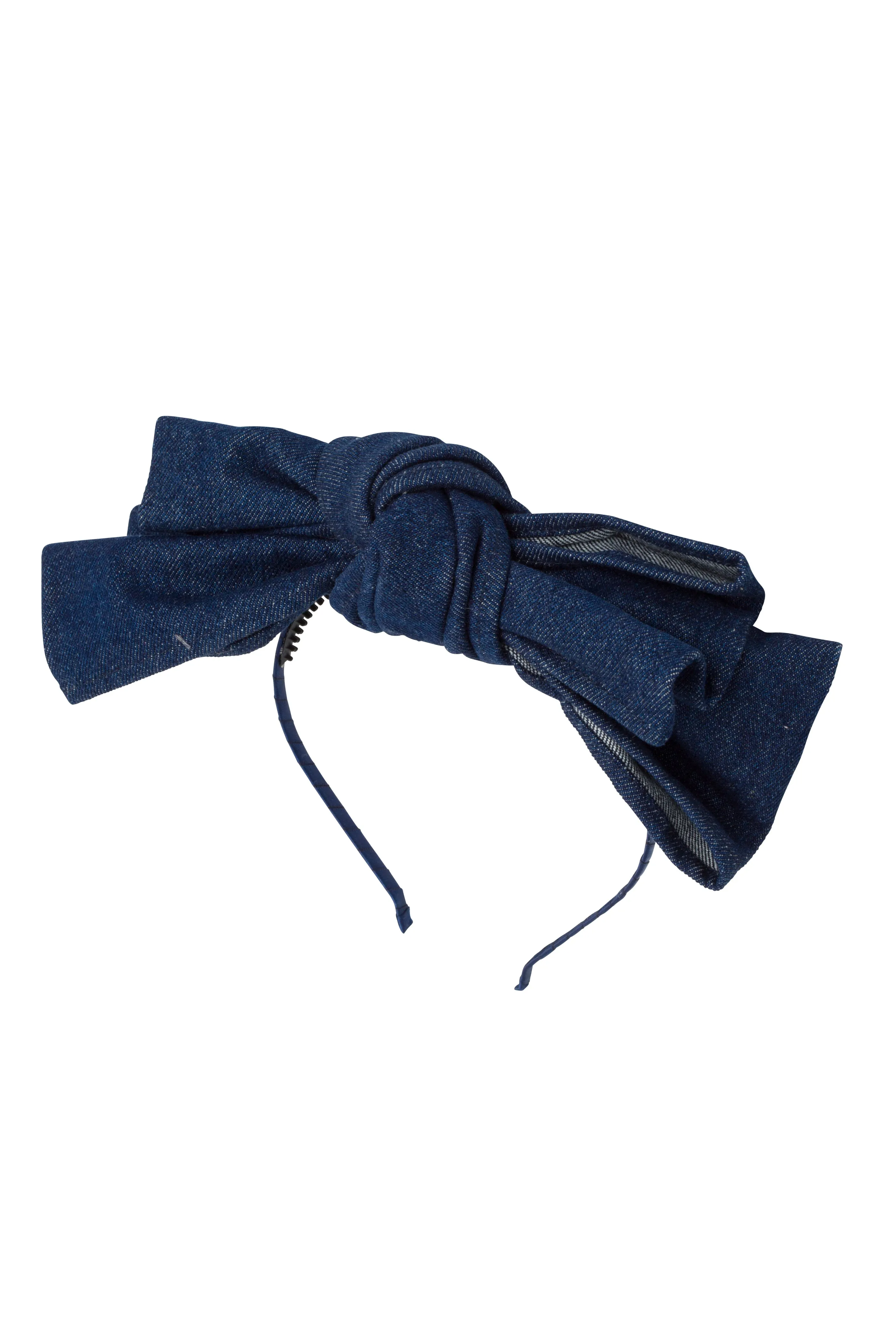 Floppy Denim Headband - Dark Blue Denim