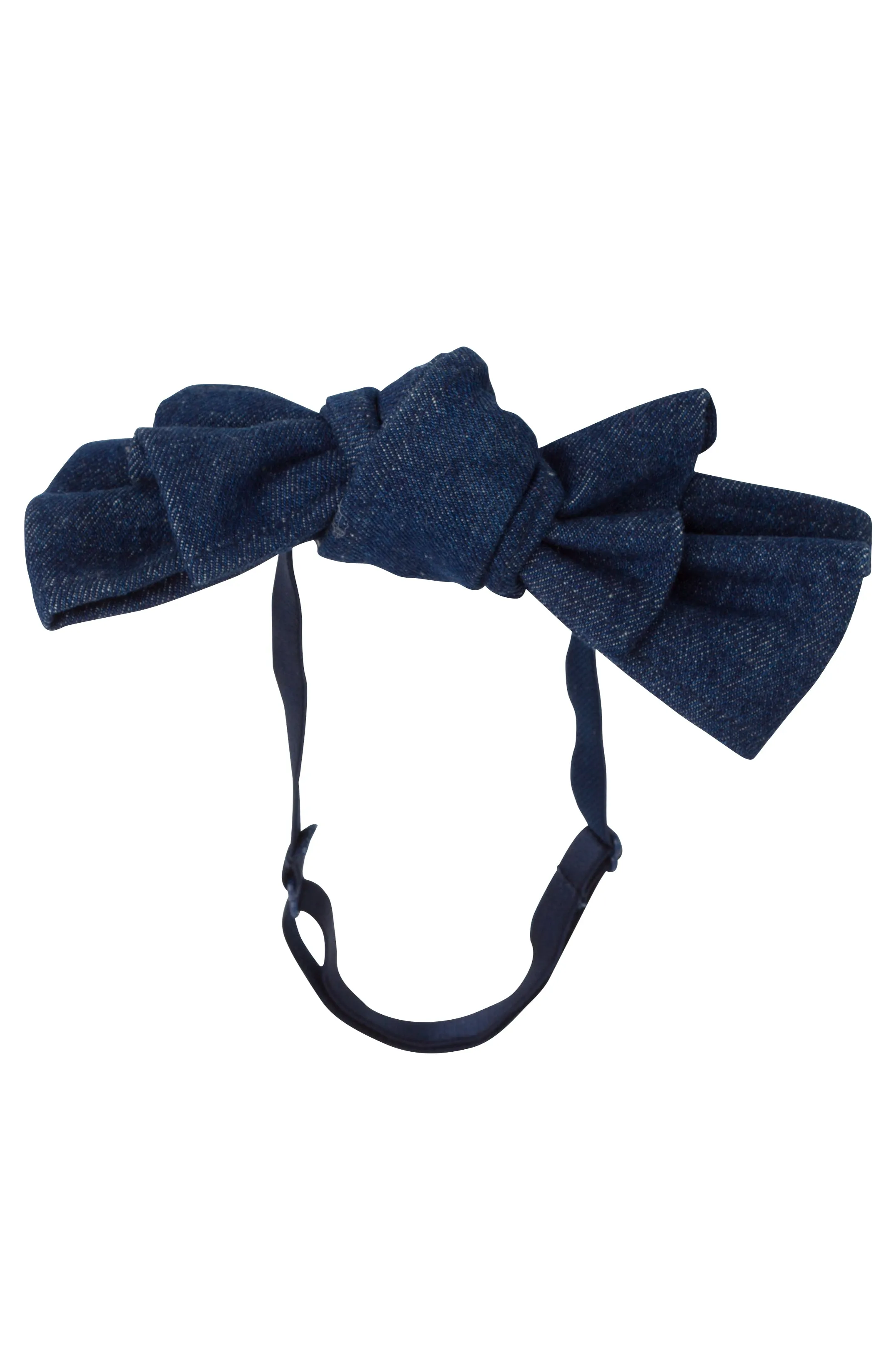 Floppy Denim Wrap - Dark Blue Denim