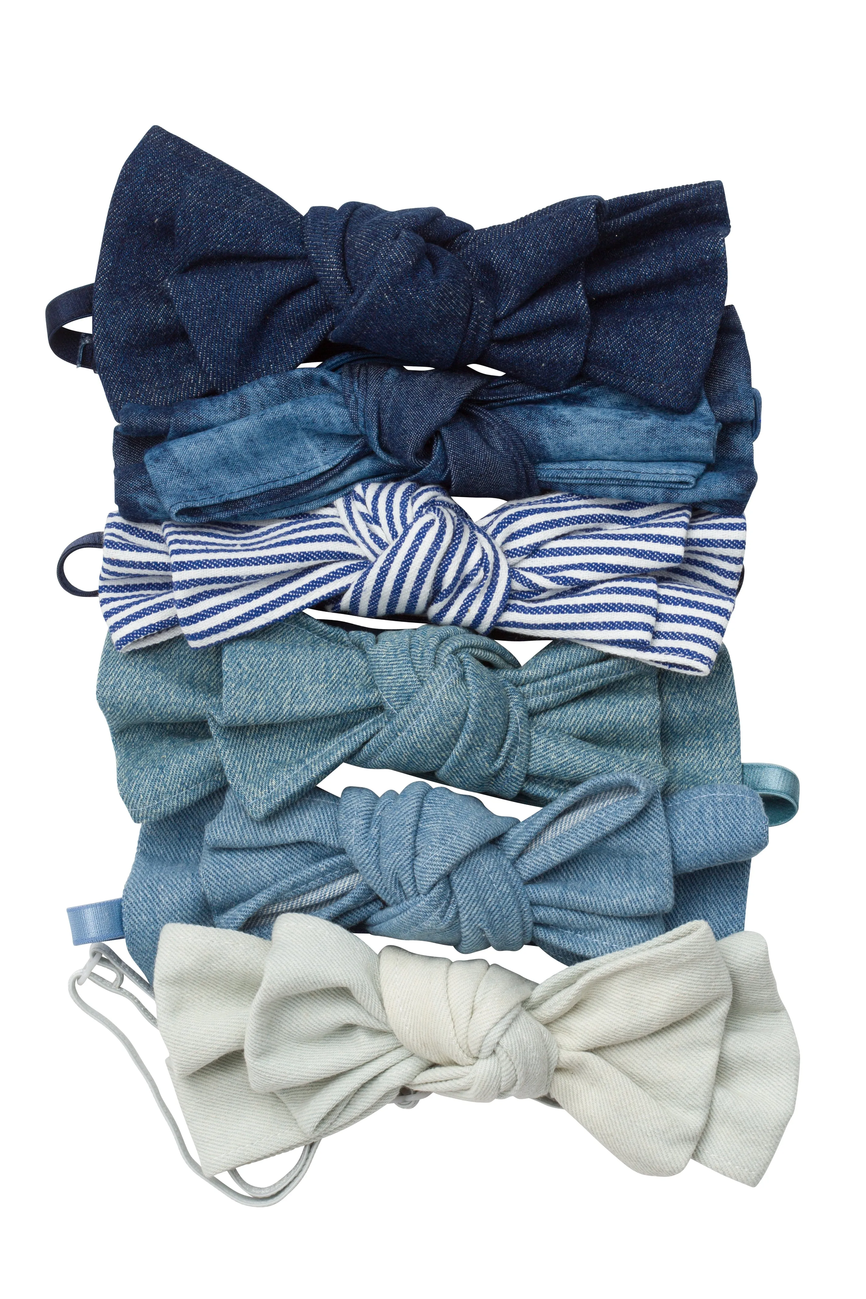 Floppy Denim Wrap - Dark Blue Denim