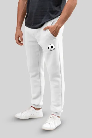 Football White Joggers