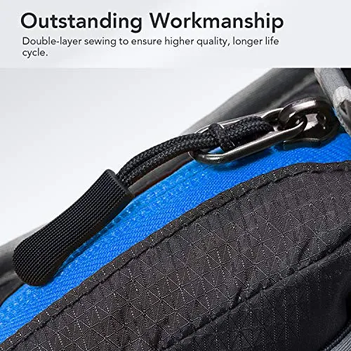 FREETOO Lightweight Running Water Bottle Belt No Bounce Running Water Waist Pack Hydration Belt with Bottle Holder for Runners, Marathon, Fitness Training, Hiking and Jogging