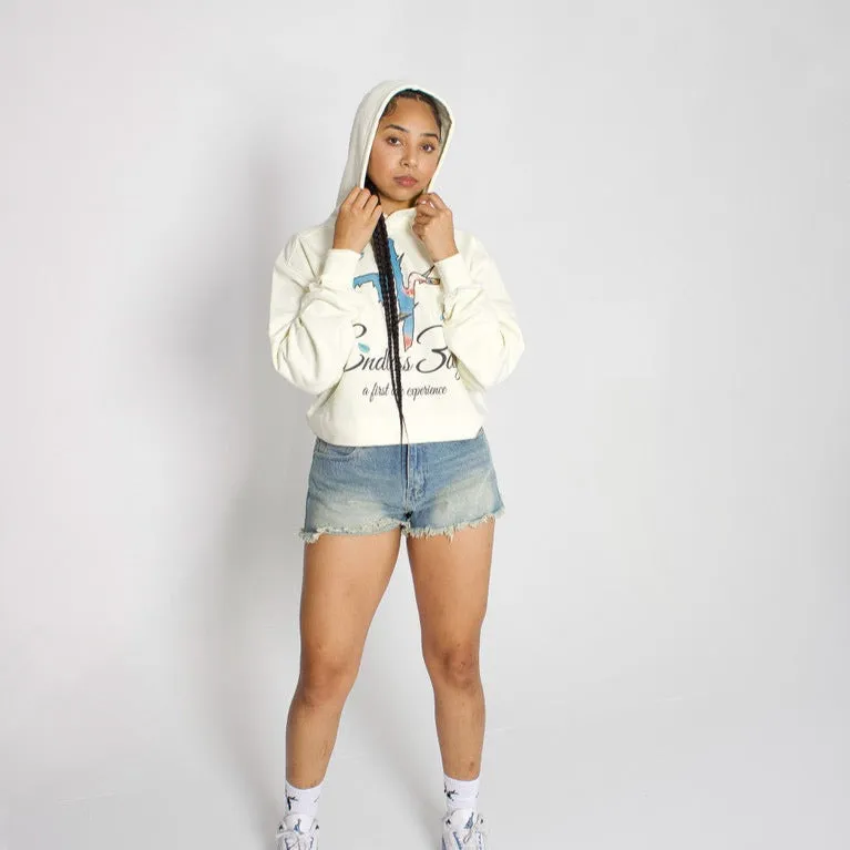 Garden Cropped Hoodie