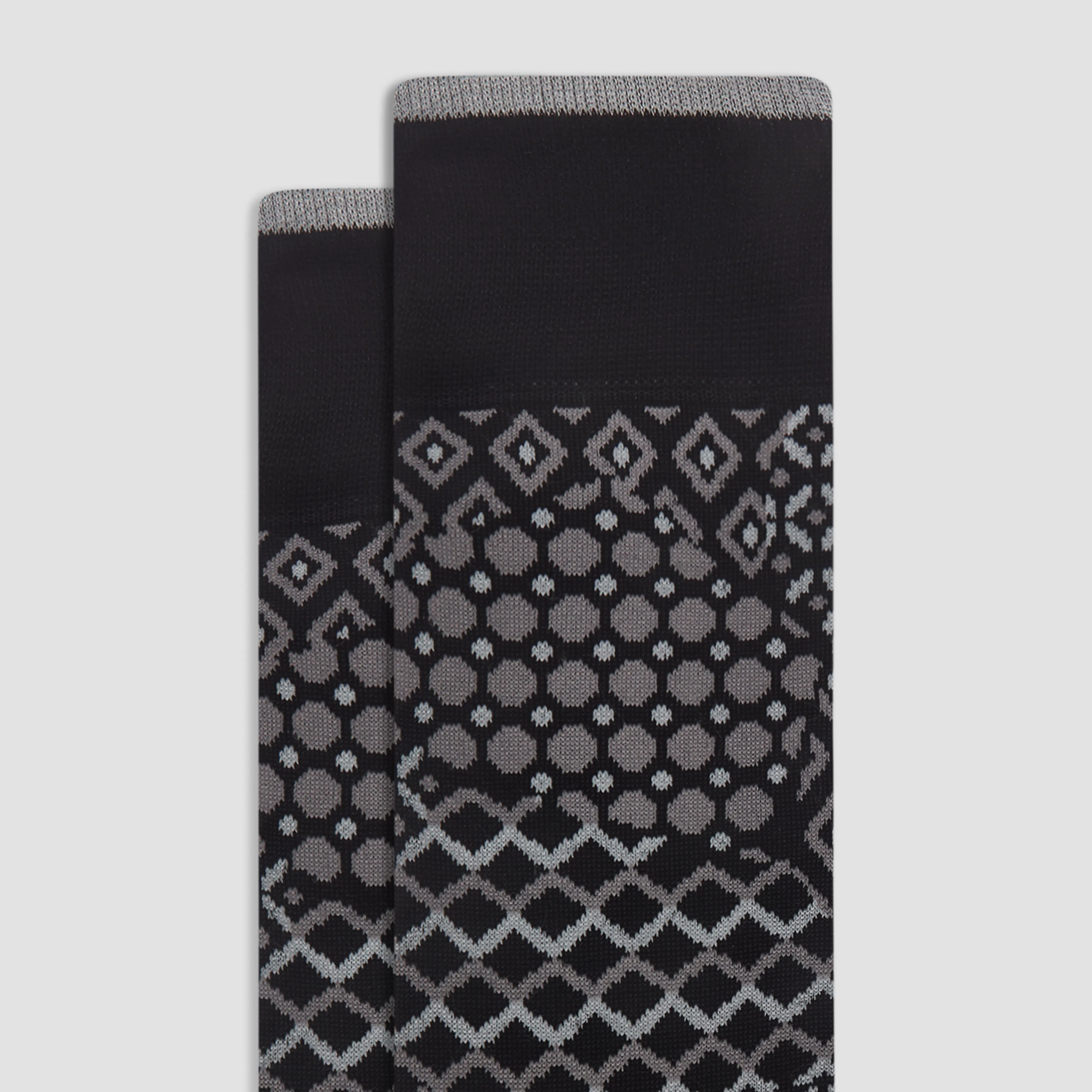 Geometric Mid-Calf Socks