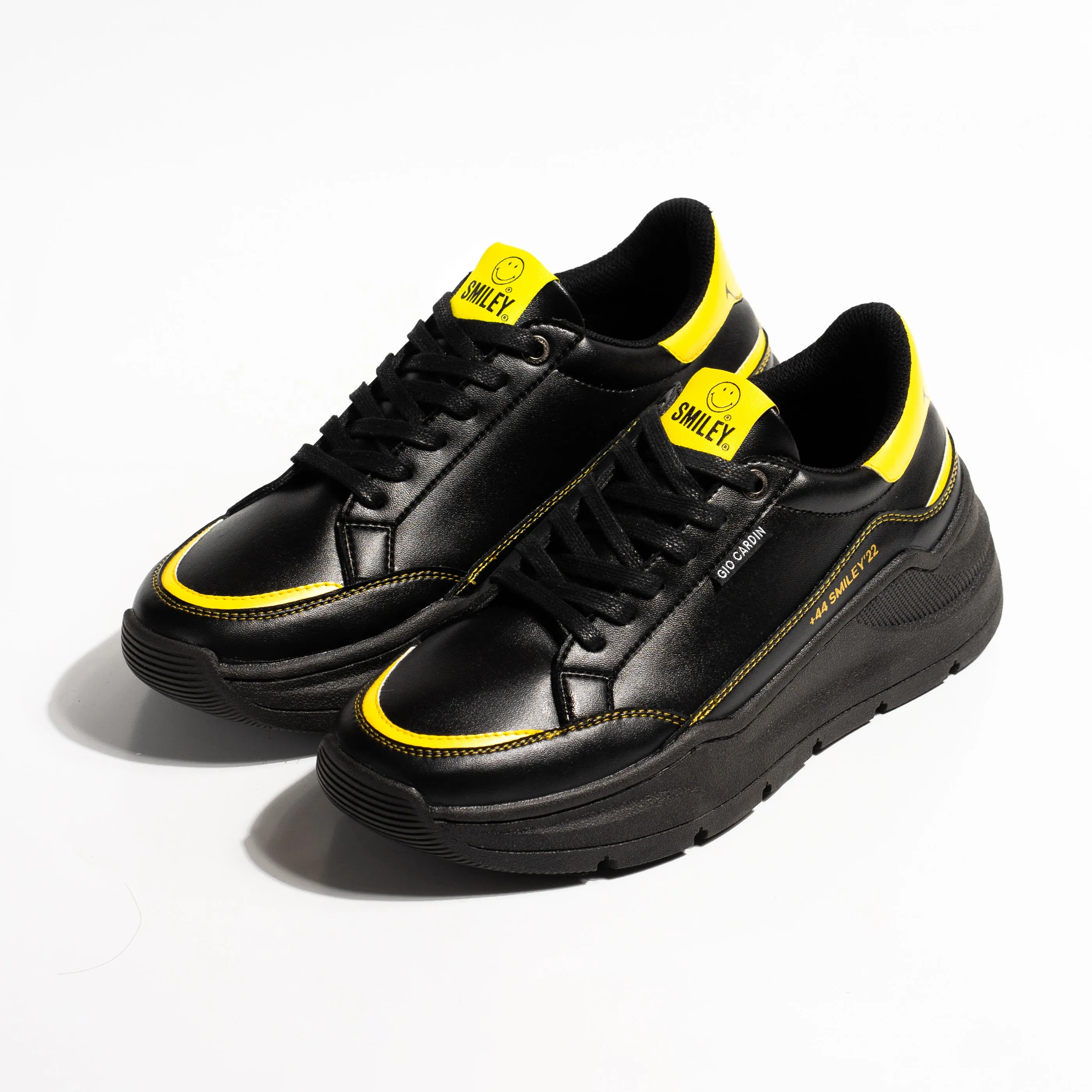 GIO CARDIN x SMILEY - AVA - BLACK / YELLOW
