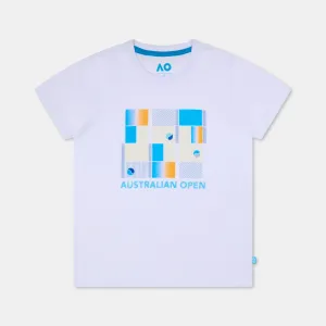 Girl's T-Shirt Tennis Grid