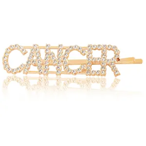 Golden Cancer Hairclip