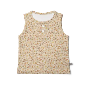 goumikids - Viscose Organic Cotton Tank Top - Wildflowers 3T