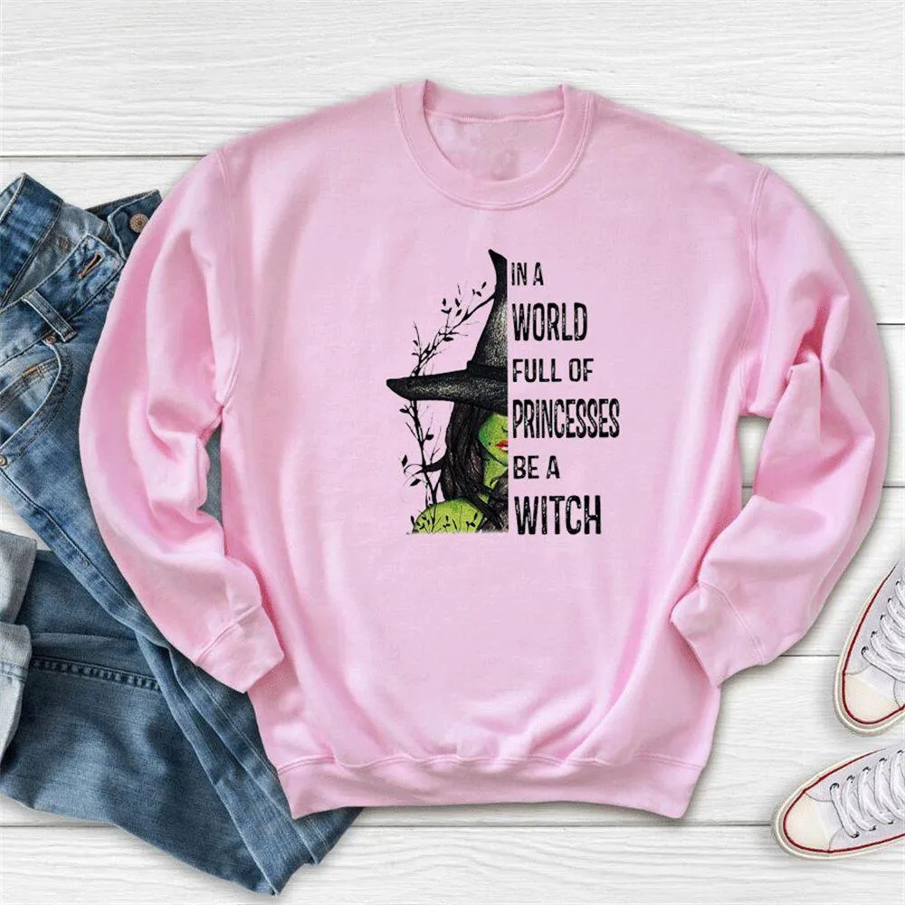 Graphic long Sleeve Shirts Be A Witch