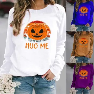 Graphic long Sleeve Shirts Hug Me
