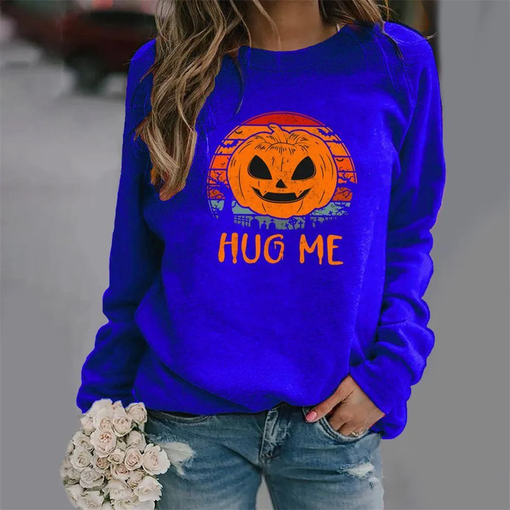 Graphic long Sleeve Shirts Hug Me