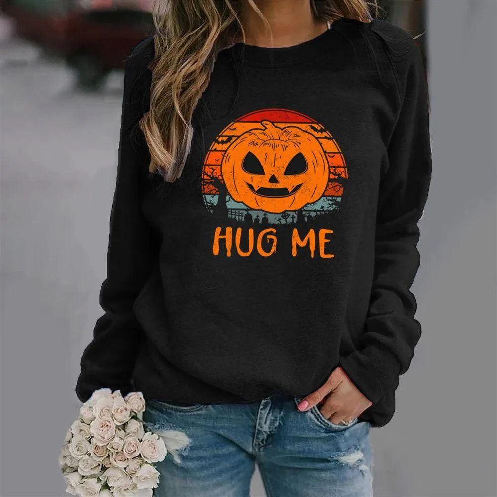 Graphic long Sleeve Shirts Hug Me