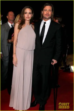 Grey Angelina Jolie Low Back Halter Prom Celebrity Dress Palm Springs International Film Festival