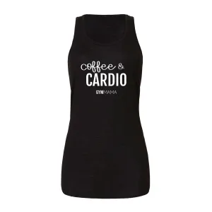 GYM MAMA COFFEE & CARDIO FLOWY RACER VEST