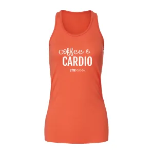 GYM MAMA COFFEE & CARDIO FLOWY RACER VEST