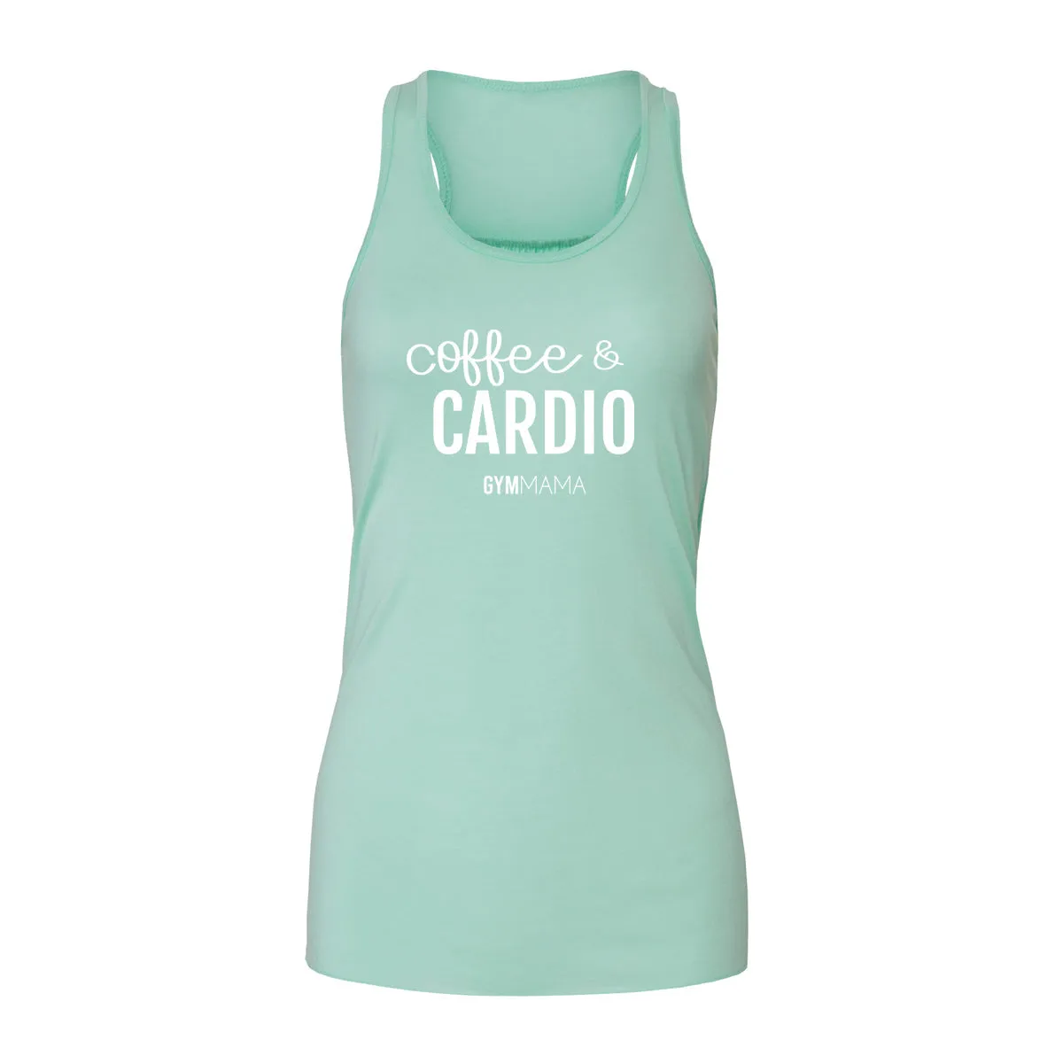 GYM MAMA COFFEE & CARDIO FLOWY RACER VEST
