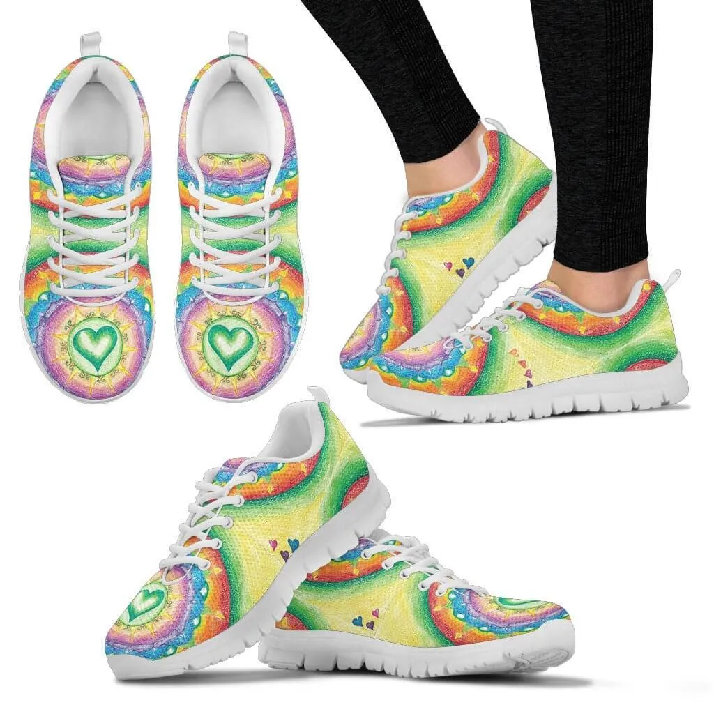 Heart Mandala Women's sneakers