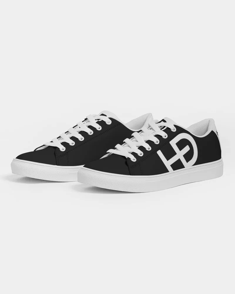 HEED NYC Men's Classic Black & White Vegan Leather Sneaker
